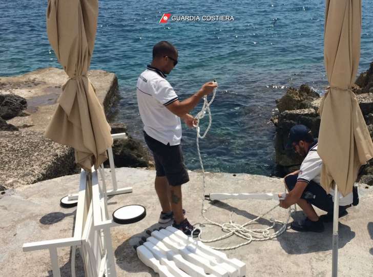 Corso Italia Occupato Pezzo Di Spiaggia Libera Sequestro