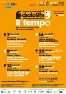 Dialoghi sulla rappresentazione XV edizione-Genova-Programma