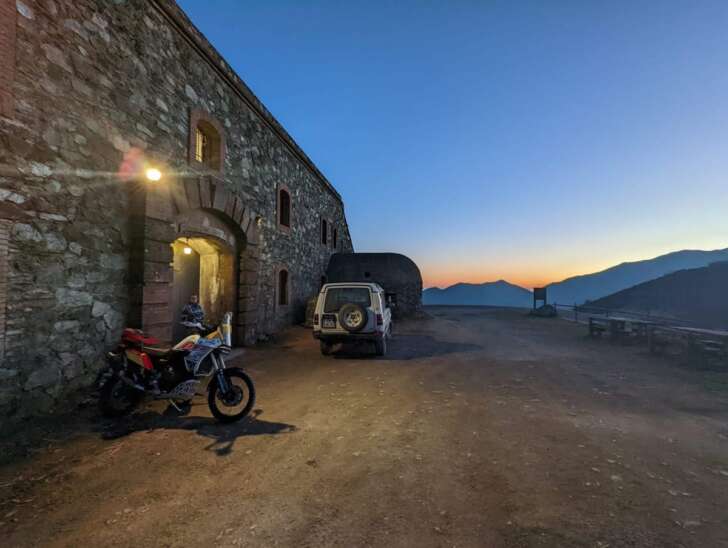 Motoraduno al Forte Geremia