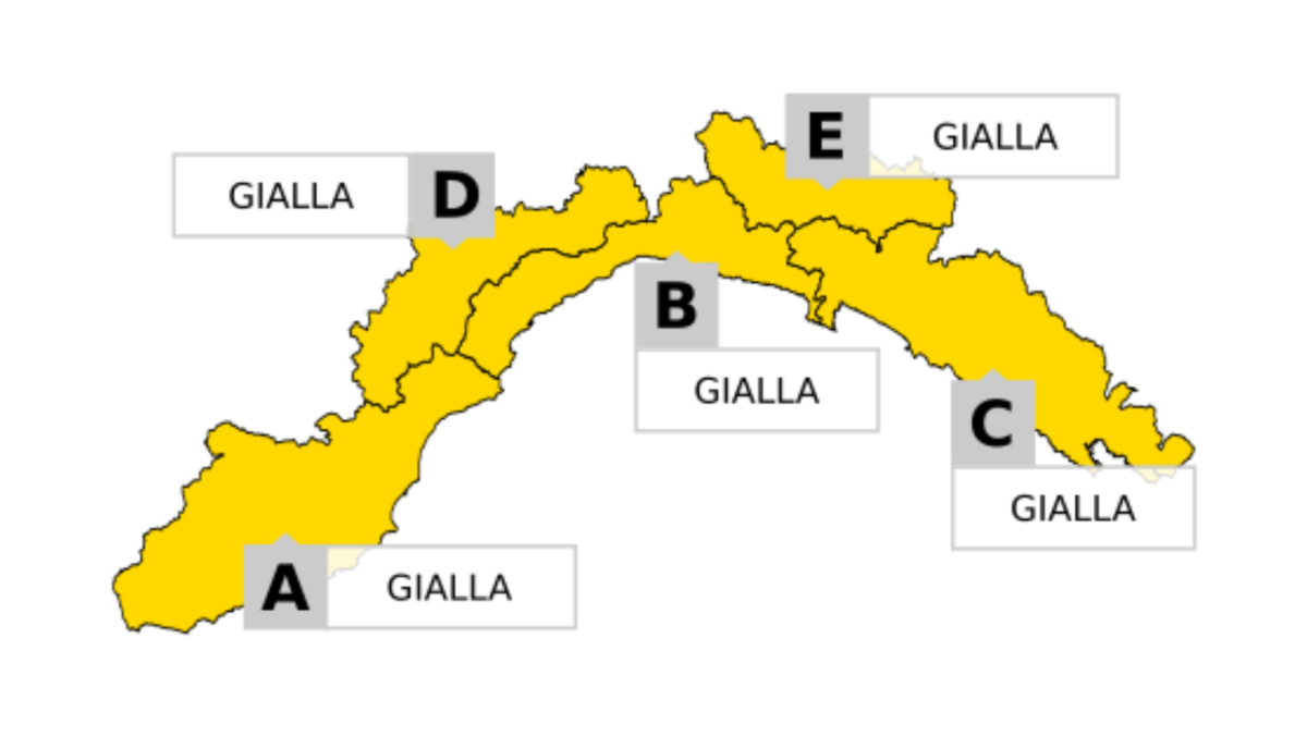 La perturbazione prevista per lunedì 23 settembre, che interesserà il Nord-Ovest italiano e l’alto Tirreno, colpirà anche la Liguria