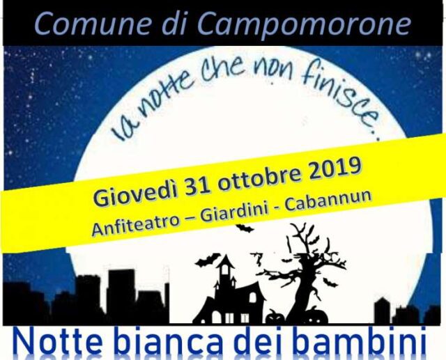 “La notte bianca dei bambini” a Campomorone