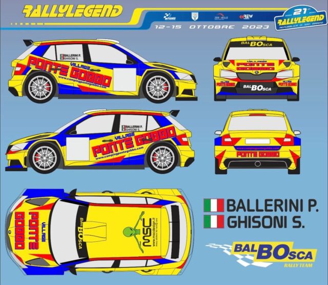 Lanterna Corse Rally Team al Rallylegend con Ballerini