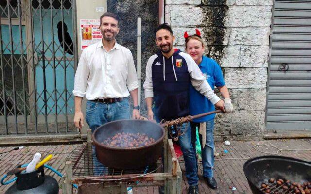 Due giorni di castagnata con la Proloco Sampierdarena e San Teodoro