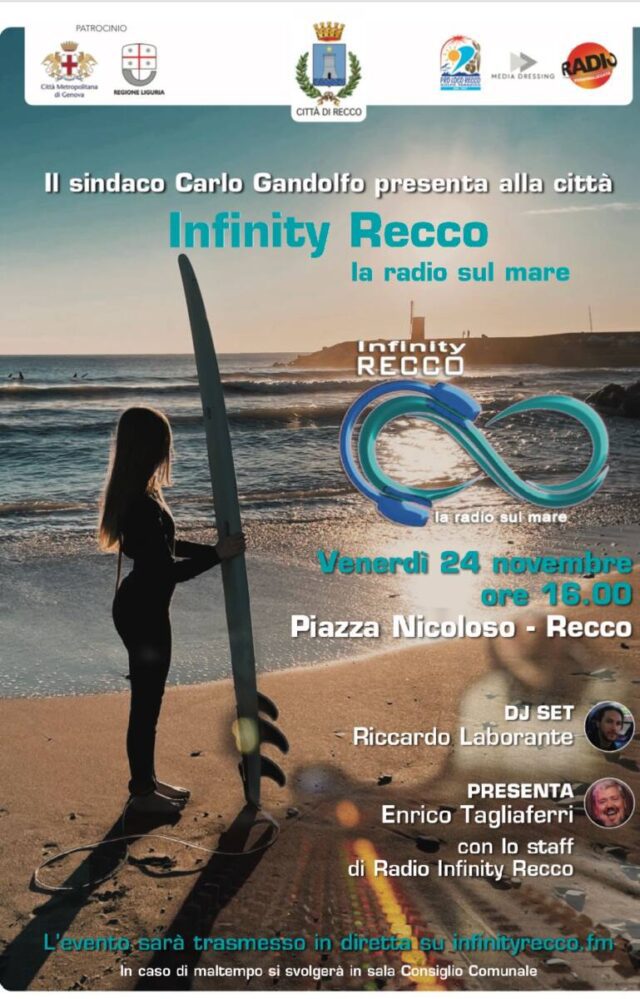 Infinity Recco: la Radio sul Mare e la città va in onda