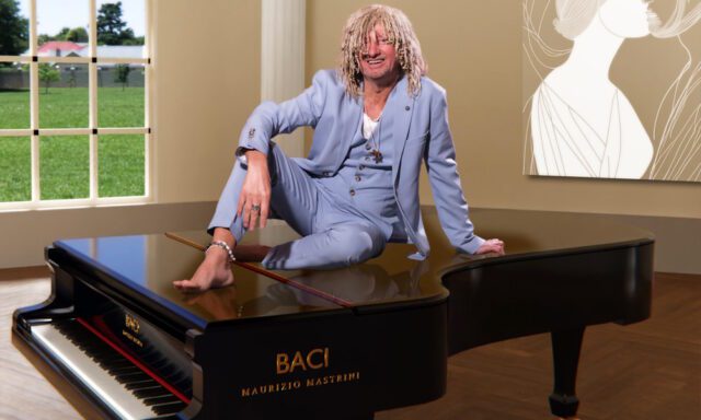 Maurizio Mastrini nel concerto “Baci” 15 dicembre a Villa Borzino di Busalla 16 dicembre a Palazzo Spinola a Genova