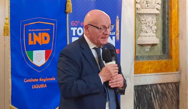 Giulio Ivaldi riconfermato all'unanimità alla guida della LND Liguria