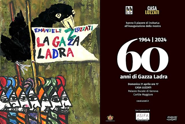 Casa Luzzati ospita la mostra 1964 | 2024: 60 anni di Gazza Ladra