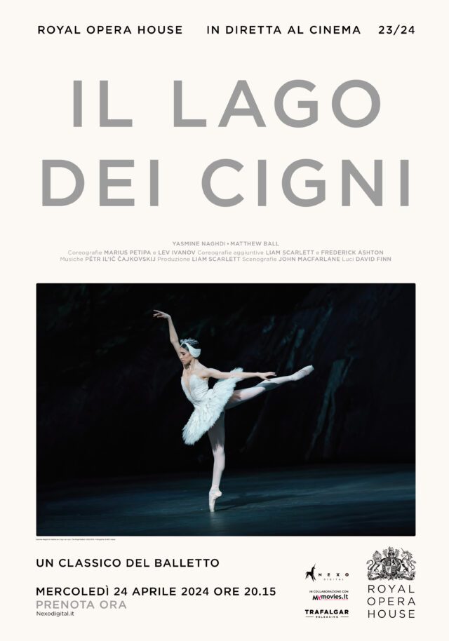 Il Lago dei Cigni del Royal Ballet in diretta nei cinema liguri da Londra il 24 aprile, in Liguria a Spezia il Nuovo e a Varazze il Don Bosco