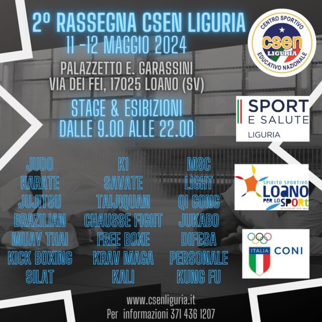Loano, al PalaGarassini la seconda edizione della Rassegna Csen Liguria