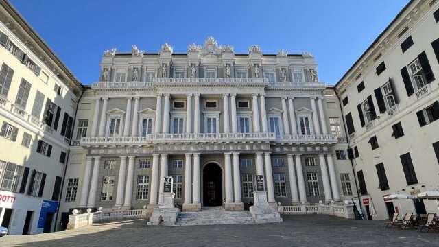 Paolo Bufalini con Argo a Palazzo Ducale