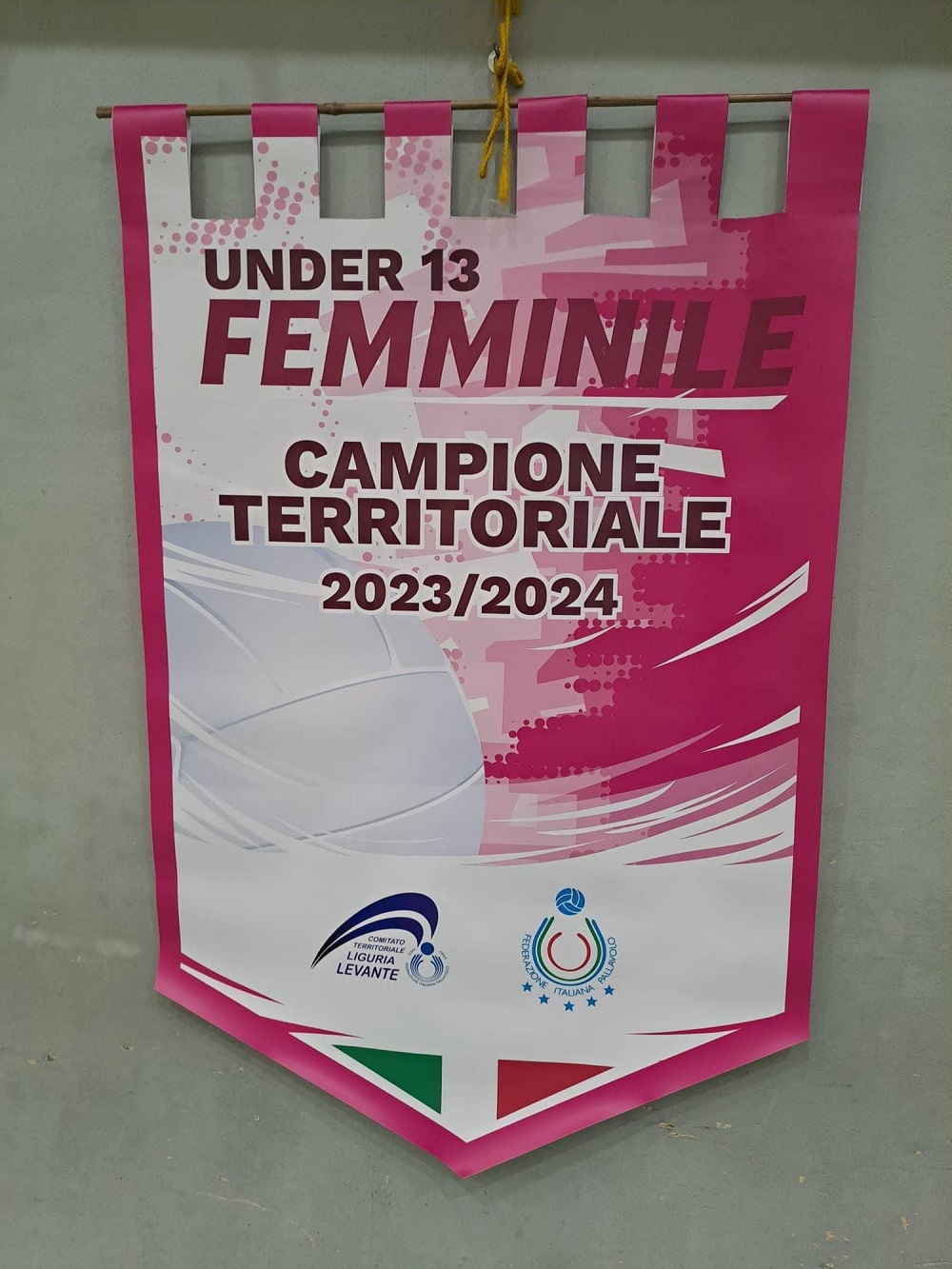 Pro Recco Pallavolo under 13 femminile campione territoriale