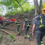 Madonna della Guardia, i VVF soccorrono escursionista