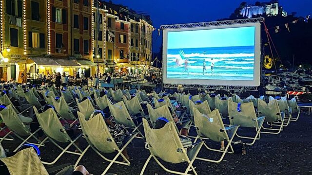 Il cinema brilla a Portofino con Le serate in blu