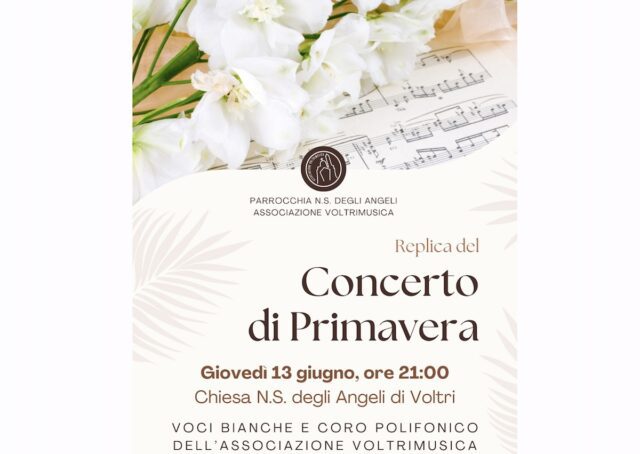 Replica del concerto di primavera a Voltri