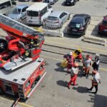 Esercitazione di emergenza in porto conclusa: simulato incendio a bordo