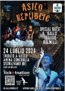 Asilo Republic-24 luglio a Sestri Levante