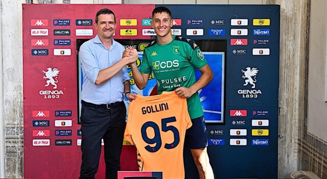 Calcio: Genoa, Pierluigi Gollini è il nuovo portiere rossoblù