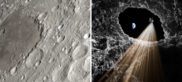 Università di Trento: scoperti tunnel sotterranei sulla Luna