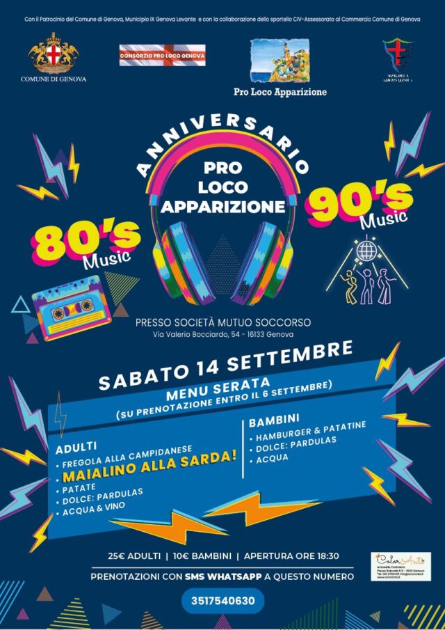 Pro Loco Apparizione Festa Anniversario dell'apertura della sede sociale 14 Settembre 2024