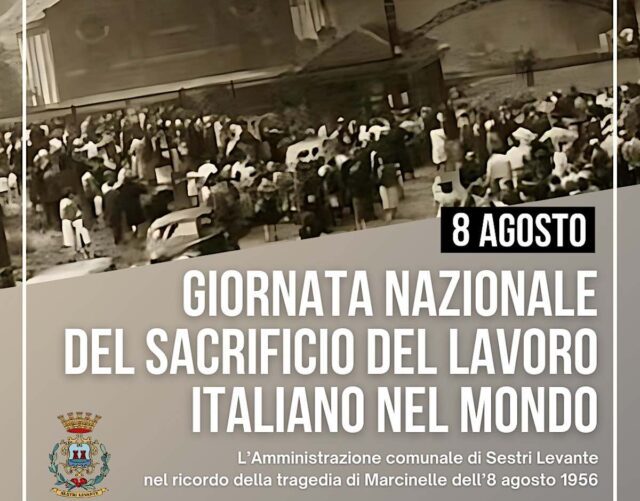 Giornata del sacrificio del lavoro italiano nel mondo a Sestri Levante