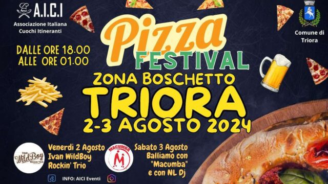 Triora nel weekend il Pizza Festival con musica e sorprese