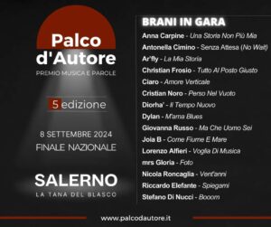 Palco d'Autore-Lista finalisti