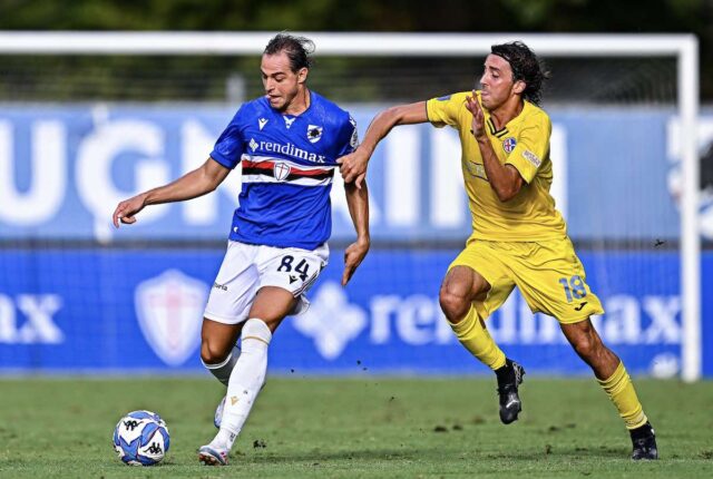 Sampdoria in amichevole con il Ligorna (3-1): prove tecniche di mister Sottil