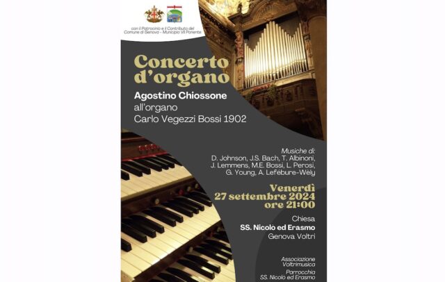 Concerto per organo a Voltri