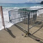 La situazione nei nidi di tartaruga nelle spiagge del Ponente ligure per le mareggiate