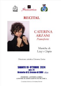 Concerto di Caterina Arzani il 19 ottobre 2024-Locandina