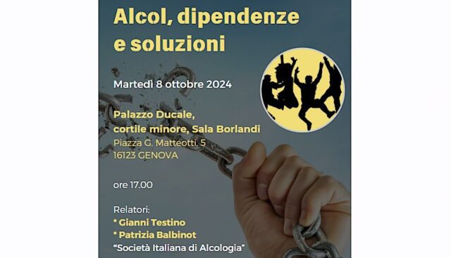 Al Ducale l’incontro Alcol, dipendenze e soluzioni