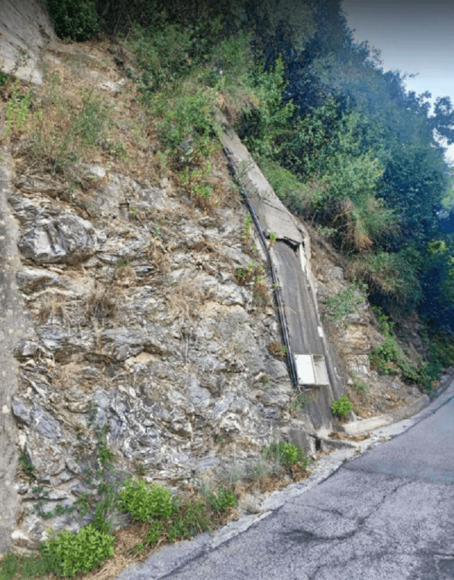 Recco, via Ponte di Legno: lavori di messa in sicurezza