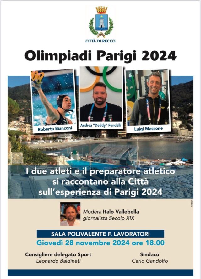 Giochi Parigi 2024: gli atleti recchesi raccontano le Olimpiadi