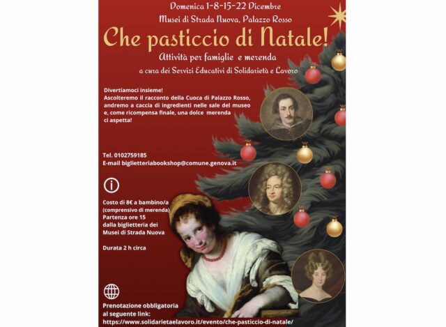 Natale a Palazzo Rosso: attività per famiglie con Che pasticcio di Natale!