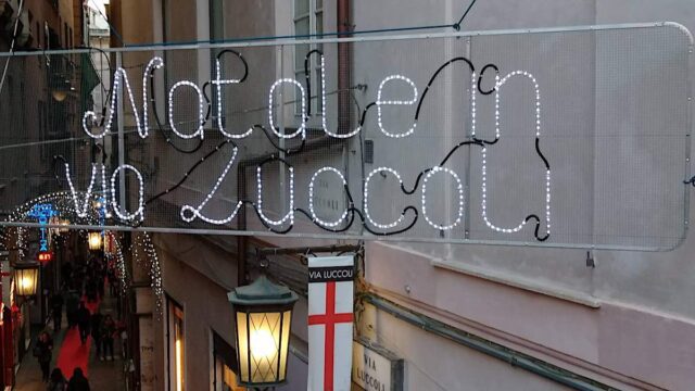 Centro storico, domani l’accensione delle luminarie in via Luccoli