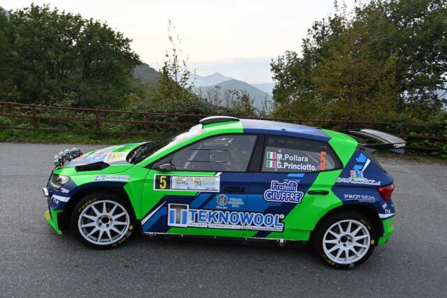 Rally della Lanterna, Pollara Leader della gara