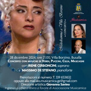 Irene Cerboncini in concerto a Busalla-Locandina