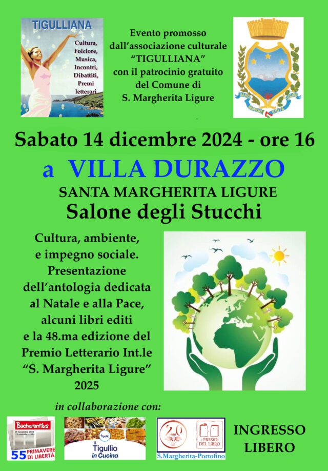 Tigulliana presenta: Premio Letterario 2025 a Villa Durazzo