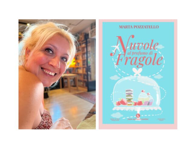 Marta Pozzatello e il libro _Nuvole al profumo di fragole_