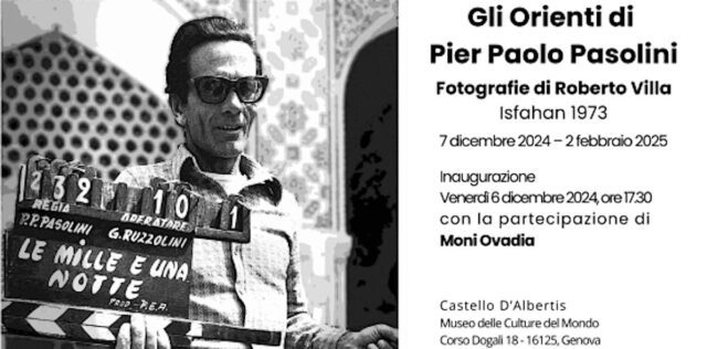 “Orienti di Pier Paolo Pasolini” in mostra a Castello D’Albertis