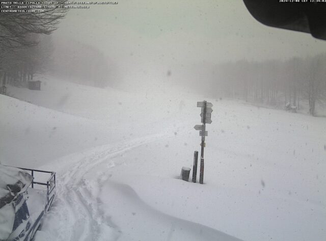 Confermata chiusura dell’allerta gialla per neve alle 15.00