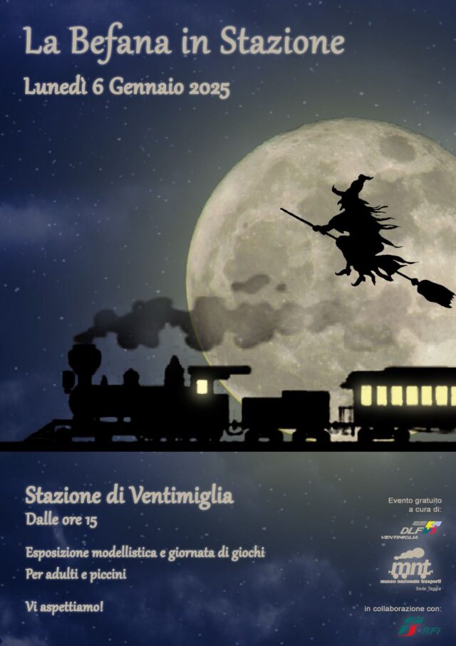 La Befana del 2025 nella Stazione Internazionale di Ventimiglia