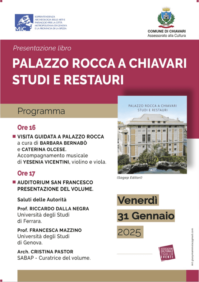 Venerdì 31 Palazzo Rocca sarà protagonista di due eventi che celebrano la sua storia