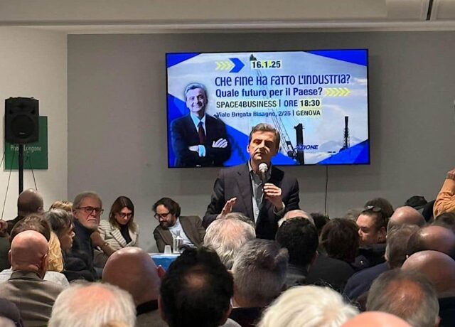 Carlo Calenda a Genova: incontro sull’industria con 150 partecipanti