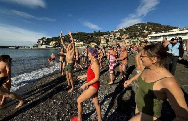 Cimento recchese: 96 temerari hanno sfidato vento e mare gelidi