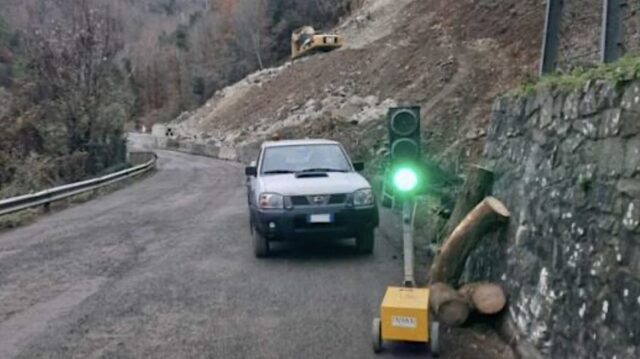 Frana a Pignone, strada provinciale 38 riaperta al traffico