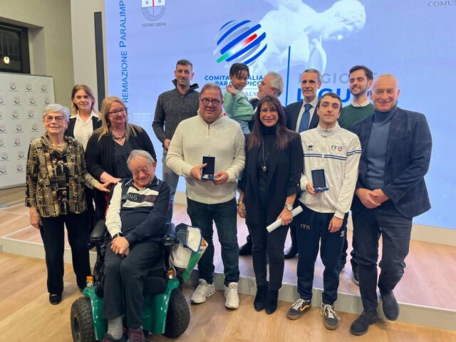 Sport Paralimpico: consegnate 9 Benemerenze sportive in Liguria