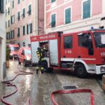 A fuoco appartamento in centro a Torriglia: danni ingenti